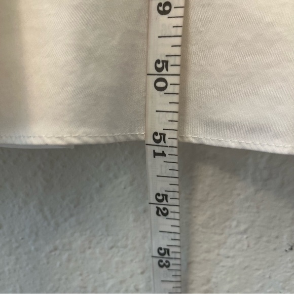 ROKSANDA White Cotton Poplin Midi Dress Puff Sleeve Boho Cottage US 10 UK 14 NWT - Picture 15 of 16